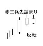 下降シグナル・ローソク足 (シンプル)（個別スタンプ：28）