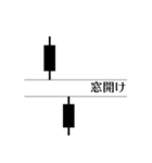 下降シグナル・ローソク足 (シンプル)（個別スタンプ：39）