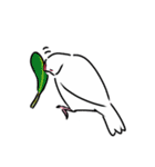 かわいい白文鳥の日常スタンプ（個別スタンプ：24）