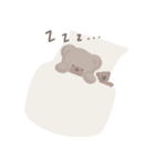 【アプレレクール】 tiny bear（個別スタンプ：3）
