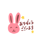 うさぎさん 了解・ありがとうver.（個別スタンプ：7）