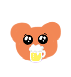 クマのタイル（個別スタンプ：20）