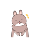 LINEスタンプの日〜うさぎさんと飼い主〜（個別スタンプ：1）