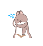 LINEスタンプの日〜うさぎさんと飼い主〜（個別スタンプ：7）