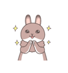 LINEスタンプの日〜うさぎさんと飼い主〜（個別スタンプ：16）