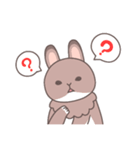 LINEスタンプの日〜うさぎさんと飼い主〜（個別スタンプ：18）