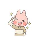 LINEスタンプの日〜うさぎさんと飼い主〜（個別スタンプ：20）