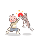 LINEスタンプの日〜うさぎさんと飼い主〜（個別スタンプ：23）