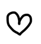 シンプル文字モジ（個別スタンプ：24）