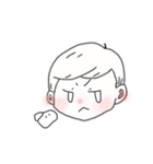 ほんわかした男の子（個別スタンプ：2）