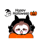 はっぴーハロウィンなまけもの（個別スタンプ：4）