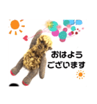 可愛いテディベア達 女性用 オシャレ動物～（個別スタンプ：1）