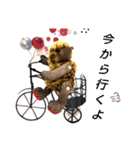 可愛いテディベア達 女性用 オシャレ動物～（個別スタンプ：27）