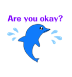 Dolphin Words of concern/condition（個別スタンプ：7）