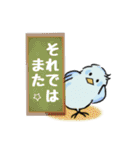マメルリハインコの青豆ちゃん【四季】（個別スタンプ：24）