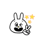 ★毎日使える★面白い うさぎ 表情 感情（個別スタンプ：2）
