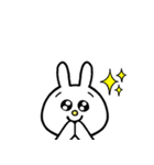 ★毎日使える★面白い うさぎ 表情 感情（個別スタンプ：8）