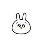 ★毎日使える★面白い うさぎ 表情 感情（個別スタンプ：22）