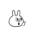 ★毎日使える★面白い うさぎ 表情 感情（個別スタンプ：36）