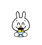 ★毎日使える★面白い うさぎ 表情 感情（個別スタンプ：37）