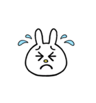 ★毎日使える★面白い うさぎ 表情 感情（個別スタンプ：39）