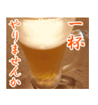 【お酒】一杯やりませんか（個別スタンプ：1）