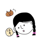 みつ編みガール（個別スタンプ：33）