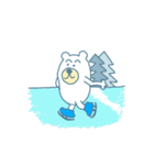 白クマの動くスタンプ【冬スタンプ特集】（個別スタンプ：8）