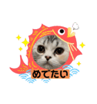 毛玉怪獣つな猫スタンプ2（個別スタンプ：20）