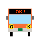 バスの方向幕で会話ができちゃう（個別スタンプ：21）