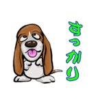 オノマトペ バセットハウンド(犬) 44（個別スタンプ：28）