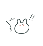 軟弱うさぎ（個別スタンプ：14）