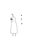 謎の生物わらびスタンプ   2（個別スタンプ：8）
