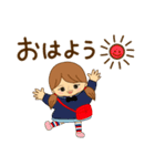 LINEスタンプの日♡かわいい女の子（個別スタンプ：9）