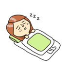 女子学生バンザイ / LINEスタンプの日（個別スタンプ：30）