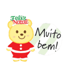 ポルトガル語☆クリスマス＆新年のご挨拶（個別スタンプ：10）