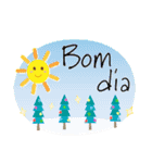 ポルトガル語☆クリスマス＆新年のご挨拶（個別スタンプ：12）