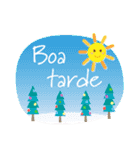 ポルトガル語☆クリスマス＆新年のご挨拶（個別スタンプ：13）