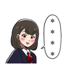 【カスタム】真面目な女子高生が喋る（個別スタンプ：6）