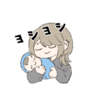 ウルフ女子とイヌモドキ（個別スタンプ：4）