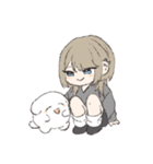 ウルフ女子とイヌモドキ（個別スタンプ：5）