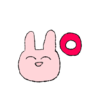 なにかとあやういうさぎさん（個別スタンプ：5）
