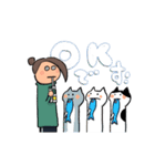 ありがとう。はい。OKです。了解です。（個別スタンプ：11）