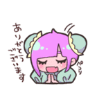 カラフルヲタク娘〜日常編〜（個別スタンプ：3）