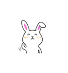 てれやなうさぎ（個別スタンプ：1）