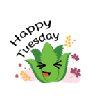 幸せなアロエベラ（個別スタンプ：28）