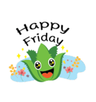 幸せなアロエベラ（個別スタンプ：31）