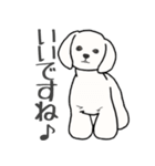 犬種いろいろリアルなタッチの敬語スタンプ（個別スタンプ：40）