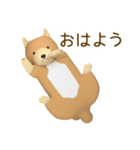 柴犬のぬいぐるみ（個別スタンプ：19）