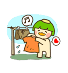 おカッパ熱血就活編！(LINEスタンプの日)（個別スタンプ：25）